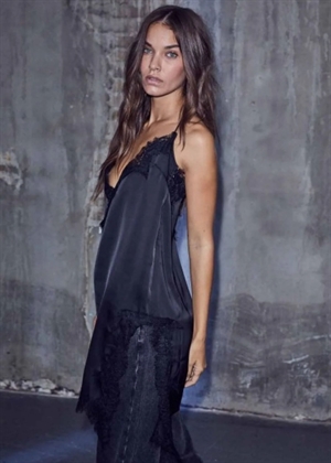 Naomi Asym lingerie kjole Sort HAUTE L'AMITIÈ